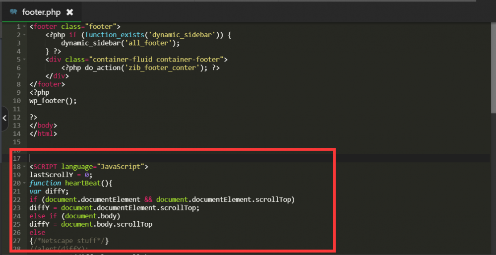 WordPress添加一幅对联效果跟随屏幕移动[WP教程]