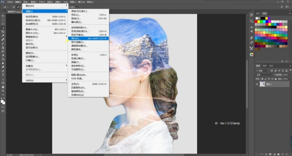 简单制作照片双重曝光效果PS教程9 简单制作照片双重曝光效果PS教程