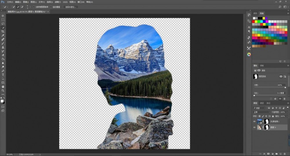 简单制作照片双重曝光效果PS教程5 简单制作照片双重曝光效果PS教程