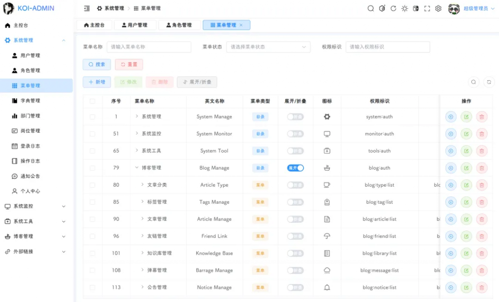 KOI ADMIN:二次元风格的管理系统模板插图3 KOI ADMIN:二次元风格的管理系统模板插图3